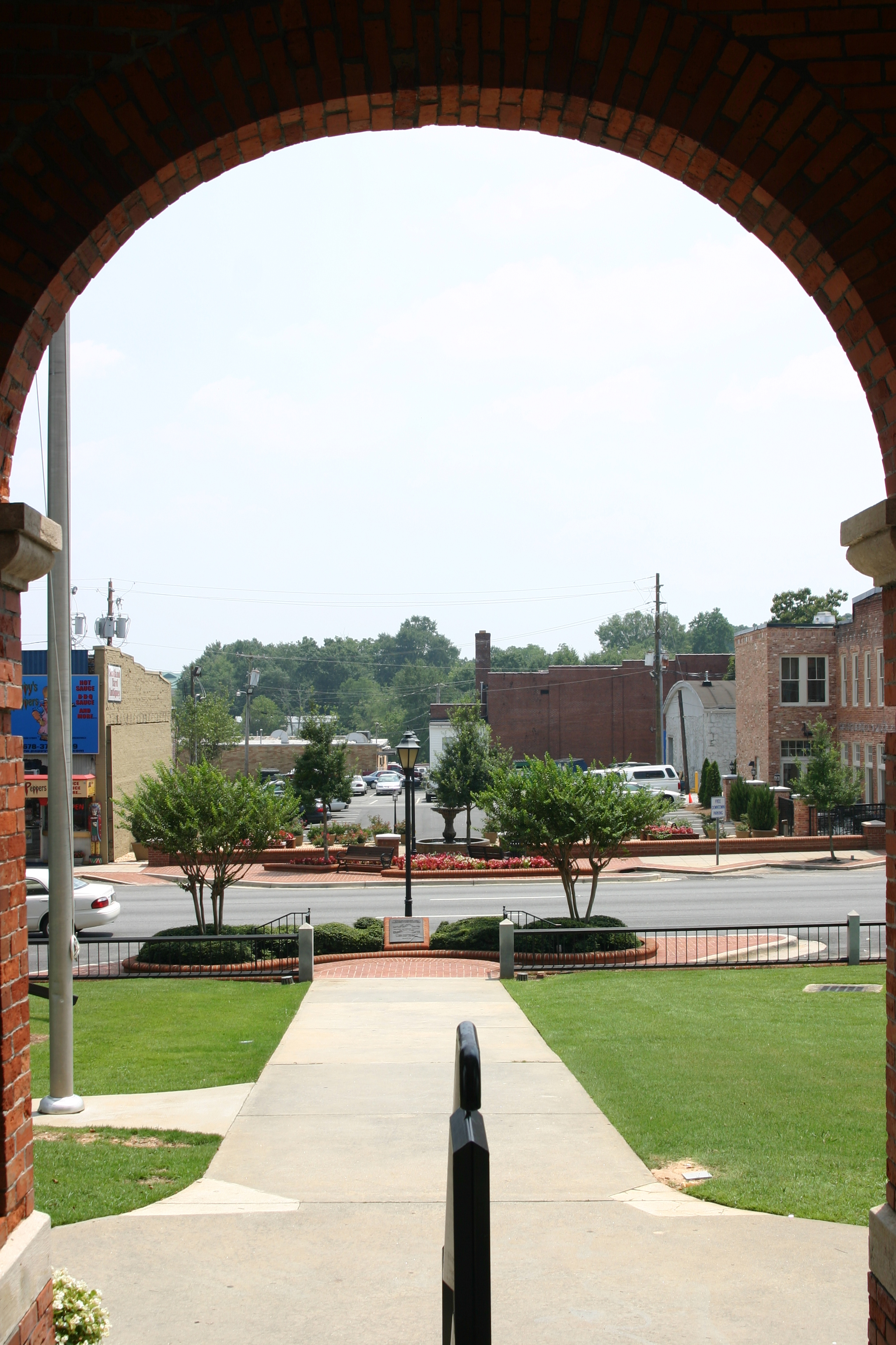 view from Gwinnett Historic Courthouse